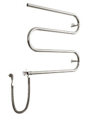 Полотенцесушитель электрический ДВИН HD M М-образный 50/50 без полки, полированный (4627085363699)