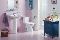 Унитаз-компакт Santek &quot;Бриз&quot; эконом 1-режим, с сиденьем, белый (1.WH20.2.569)