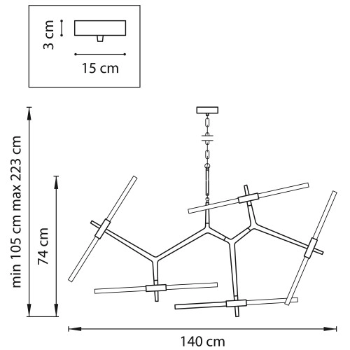 Подвесная люстра Lightstar 742103