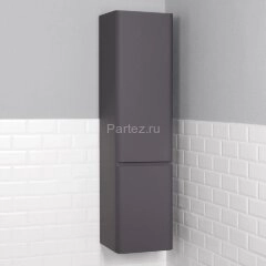 Пенал подвесной Итана Roberto 40 400х350х1550 правый, графит (CS00083702)