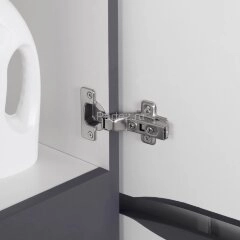 Пенал подвесной Итана Roberto 40 400х350х1550 правый, графит (CS00083702)