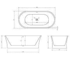 Акриловая ванна ABBER AB9201-1.6