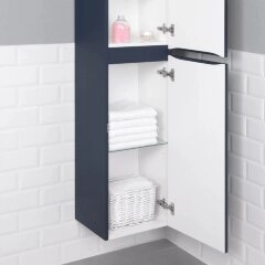 Пенал подвесной Итана Kate 35 350х300х1750 синий (CS00085532)