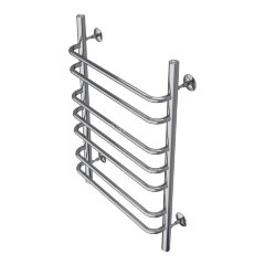 Полотенцесушитель водяной AZARIO FERRARA 500/800 7 секций, нижнее/диагональное подключение, 1/2", хр