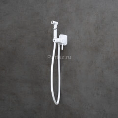 Смеситель Lemark Solo LM7165MW с гигиеническим душем, встраиваемый