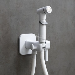 Смеситель Lemark Solo LM7165MW с гигиеническим душем, встраиваемый