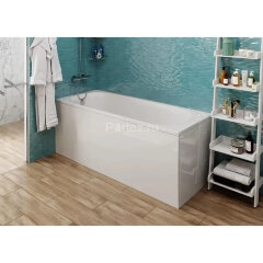 Ванна акриловая VAGNERPLAST KASANDRA прямоугольная, 150х70 см, белая (VPBA157KAS2X-04)