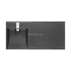 Раковина - столешница AQUATON Лондри 1050, левая, графит (1A72833KLH21L)