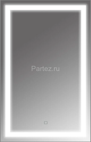 Зеркало Стиль 500х800 подсветка с сенсорным выключателем на подложке (CS00080495)