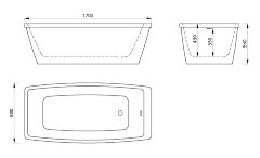 Акриловая ванна ABBER AB9229