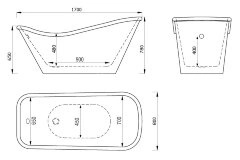 Акриловая ванна ABBER AB9231