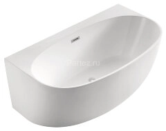 Ванна акриловая Azario Cambridge 1800X880X580, пристенная, в комплекте с сифоном и металлической рам