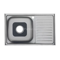 Мойка 8050 R MELANA 0,6/160 накладная прямоугольная с сифоном (014 t R *10)