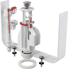 Выпускной комплект Alcaplast с двойной кнопкой, впускной механизм А17, подключение 1/2&quot; (SA08S 1/2&quot; 