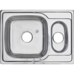 Мойка 6950S U MELANA 0,8/180 1,5-я чаша врезная прямоугольная с сифоном (228 t *10)