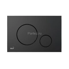 Кнопка смыва Alcadrain, черный матовый (M678)