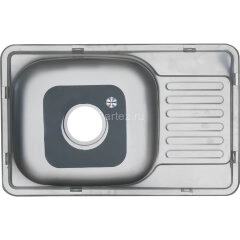 Мойка 6642 U MELANA 0,6/160 врезная прямоугольная с сифоном (218 t *10)