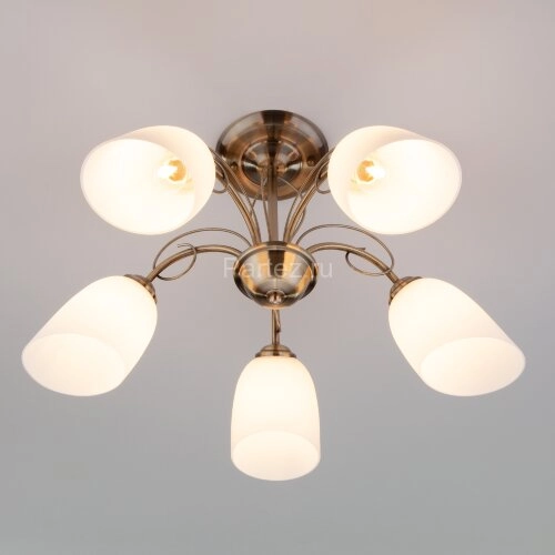 Потолочная люстра Eurosvet 30107/5 античная бронза