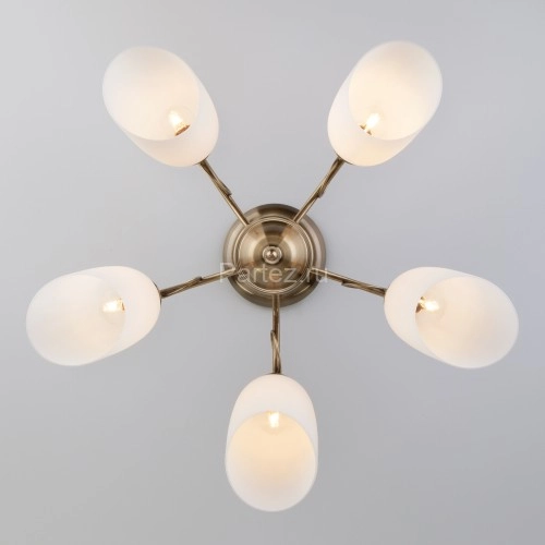 Потолочная люстра Eurosvet 30107/5 античная бронза