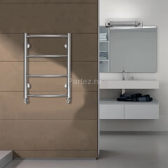 Полотенцесушитель водяной AZARIO VERONA 400/600 4 секции, нижнее/диагональное подключение, 1/2", хро