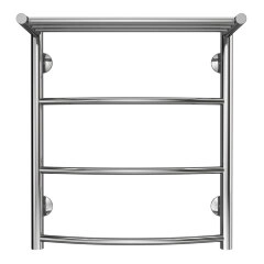 Полотенцесушитель водяной AZARIO VERONA 500/600 с полкой, 3 секции, нижнее/диагональное подключение,