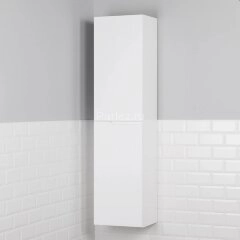 Пенал подвесной Итана Alexa 40 400х316х1600 левый, белый глянец (CS00080604)