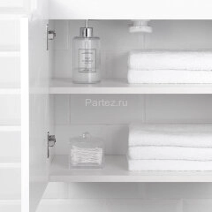 Комплект тумба Итана Alexa 45 (455х250х570) подвесная, с раковиной Фостер 45, левый, белый глянец (C