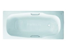 Ванна стальная BLB Atlantica 180x80x36, универсальная, с отверстиями для ручек