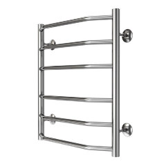 Полотенцесушитель водяной AZARIO RAVENNA 500/600 6 секций, нижнее/диагональное подключение, 1/2", хр