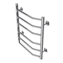 Полотенцесушитель водяной AZARIO RAVENNA 500/600 6 секций, нижнее/диагональное подключение, 1/2", хр