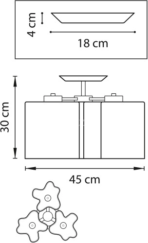 Потолочная люстра Lightstar 802037