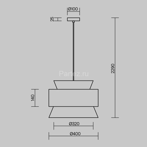 Подвесной светильник Freya FR5492PL-01B