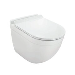 Унитаз подвесной Jaquar Solo, безободковый, сиденье и крышка slim