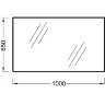 Зеркало Jacob Delafon Ola 1000х650 подвесное (EB1099-RU)