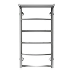 Полотенцесушитель водяной AZARIO VERONA 400/800 с полкой, 5 секций, нижнее/диагональное подключение,