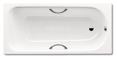 Ванна стальная Kaldewei SANIFORM PLUS STAR 180х80х41 alpine white, без ножек, с отверстиями для руче