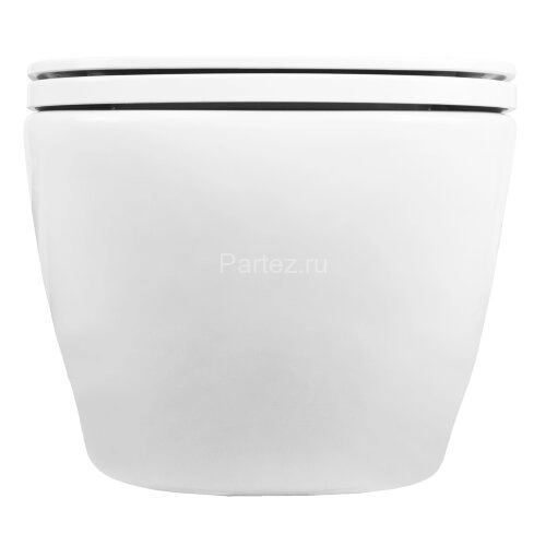 Унитаз подвесной Turavit LUNA 355х510х285 в комплекте с тонким, быстросъемным сиденьем микролифт (LN