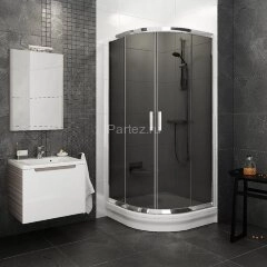 Душевой уголок Ravak Blix BLCP4-90, профиль хром, стекло прозрачное