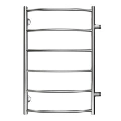 Полотенцесушитель водяной AZARIO VERONA 500/800 6 секций, боковое подключение, 1", хром (AZ04558)