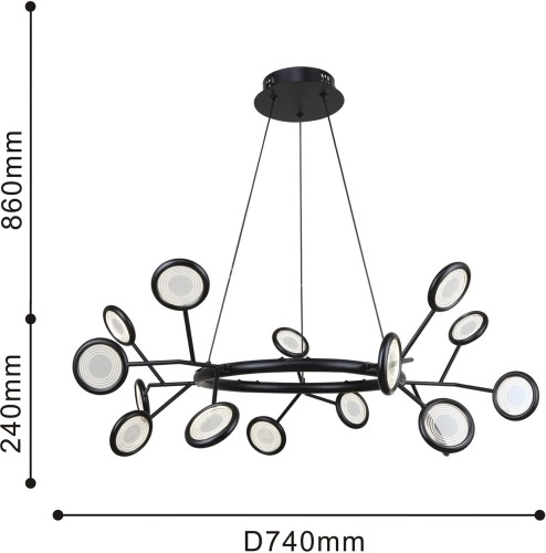 Подвесная люстра F-Promo 4252-15P