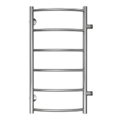 Полотенцесушитель водяной AZARIO VERONA 400/800 6 секций, боковое подключение, 1", хром (AZ04548)