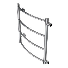 Полотенцесушитель водяной AZARIO VERONA 500/600 4 секции, боковое подключение, 1", хром (AZ04556)