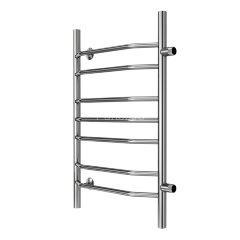 Полотенцесушитель водяной AZARIO RAVENNA 500/800 7 секций, боковое подключение, 1", хром (AZ07558)