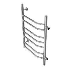 Полотенцесушитель водяной AZARIO RAVENNA 500/800 7 секций, боковое подключение, 1", хром (AZ07558)