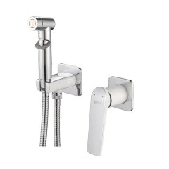 Смеситель Lemark Allegro LM5920CW с гигиеническим душем, встраиваемый