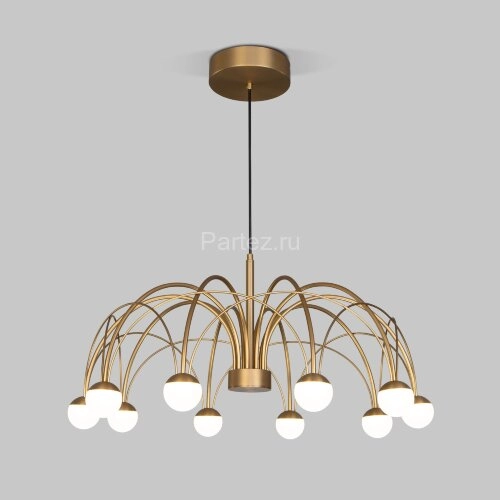 Подвесная люстра Eurosvet 90030/10 LED золото