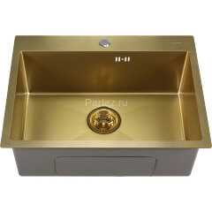 Мойка 6045 MELANA ProfLine 3,0/220 САТИН ЗОЛОТО врезная прямоугольная D6045HG