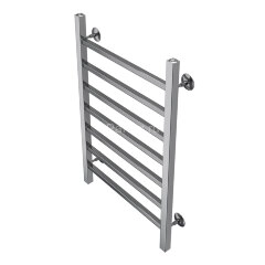 Полотенцесушитель водяной AZARIO ANCONA 500/800 квадрат, 7 секций, нижнее/диагональное подключение, 