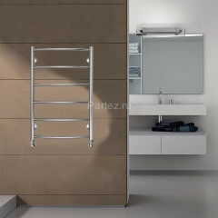 Полотенцесушитель водяной AZARIO VERONA 500/800 6 секций, нижнее/диагональное подключение, 1/2", хро