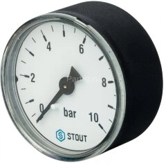 Манометр акс. D50 мм 10 бар 1/4" STOUT